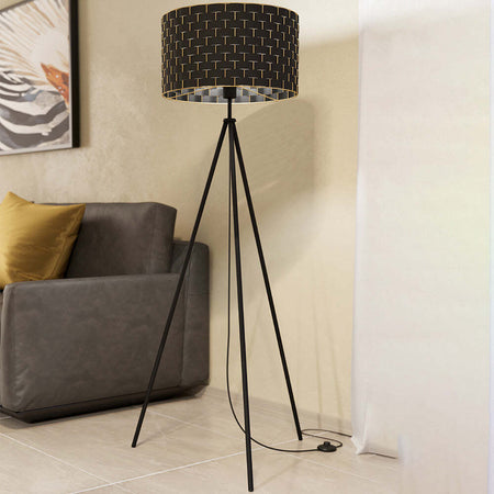 Piantana-Moderna-Marasales-1-Luce-Acciaio-Nero