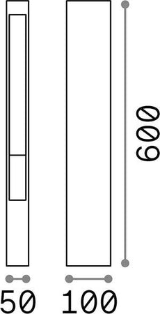 Piantana-Moderna-Mercurio-Alluminio-Antracite-1-Luce-3W-3000K-Luce-Calda
