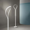 Piantana-Moderna-Metallo-Blossom-Bianco-Led
