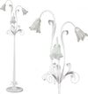 Piantana-moderna-Padana-Lampadari-SHABBY-CHIC-1104-PT3-E14-LED-metallo-vetro-lampada-terra