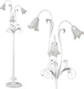 Piantana-moderna-Padana-Lampadari-SHABBY-CHIC-1104-PT3-E14-LED-metallo-vetro-lampada-terra