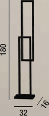 Piantana-moderna-Perenz-CROSS-6599-N-CT-LED-lampada-terra-bianco-nero