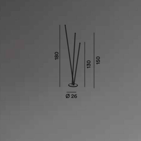 Piantana-moderna-Perenz-illumina-TWINS-8057-LED-dimmerabile-orientabile-inclinabile-terra