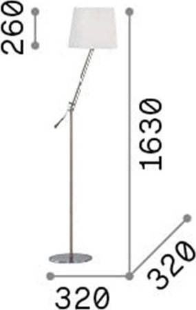Piantana-Moderna-Regol-Metallo-Bianco-1-Luce-E27