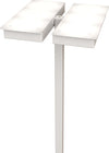 Piantana-Moderna-Style-Metallo-Grigio-Vetro-Bianco-6-Luci-Gx53