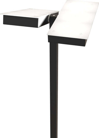 Piantana-Moderna-Style-Metallo-Nero-Vetro-Bianco-6-Luci-Gx53