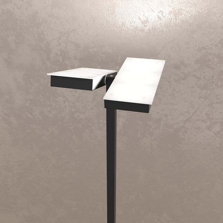 Piantana-Moderna-Style-Metallo-Nero-Vetro-Bianco-6-Luci-Gx53