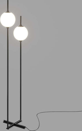 Piantana-Moderna-The-Sixth-Sense-Nera-2-Luci-Led-12-Watt-3000K