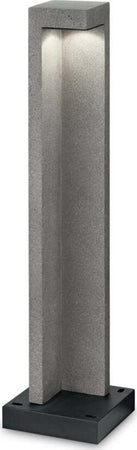 Piantana-Moderna-Titano-Materie-Plastiche-Grigio-Granito-Led-9W-4000K-H74Cm