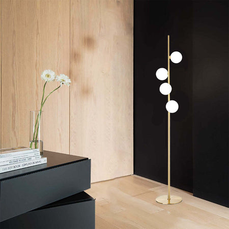 Piantana-ottone-PERLAGE-277967-G9-LED-lampada-terra-classica-sfere