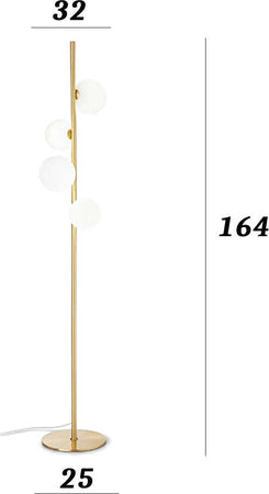 Piantana-ottone-PERLAGE-277967-G9-LED-lampada-terra-classica-sfere