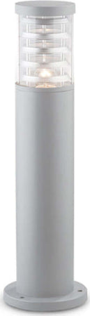 Piantana-Palo-Da-Esterno-Moderna-Tronco-Alluminio-Grigio-1-Luce-E27-H40Cm