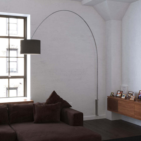 Piantana-parete-arco-moderna-Top-Light-TURNING-1187-B7-E27-LED-metallo-tessuto-lampada-braccio-parete