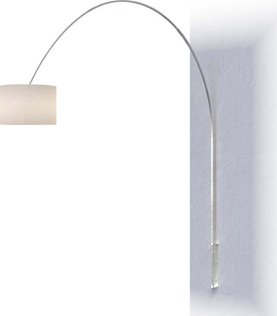 Piantana-parete-arco-moderna-Top-Light-TURNING-1187-B7-E27-LED-metallo-tessuto-lampada-braccio-parete