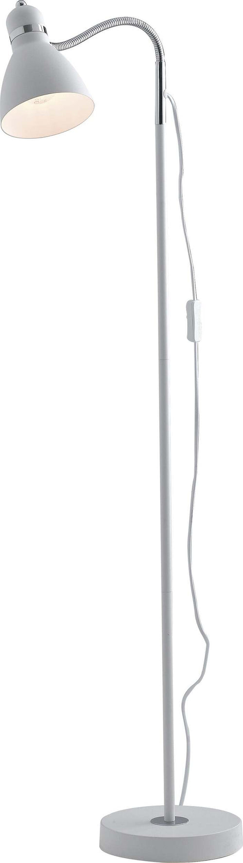 Piantana People Bianca 1Xe27 34X142Cm Illuminazione/Illuminazione per interni/Lampade/Lampade da terra Led Mall Home - Napoli, Commerciovirtuoso.it