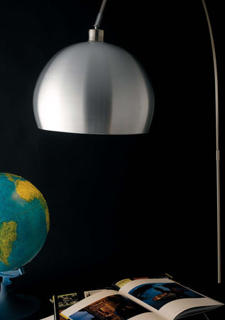 Piantana Plaza Nikel 1Xe27 152X205X35Cm Illuminazione/Illuminazione per interni/Lampade/Lampade da terra Led Mall Home - Napoli, Commerciovirtuoso.it