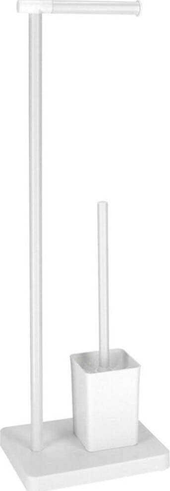 Piantana-Portarotolo-con-Portascopino-in-Plastica-e-Ferro-Bianco-69-x-23-x-18-cm