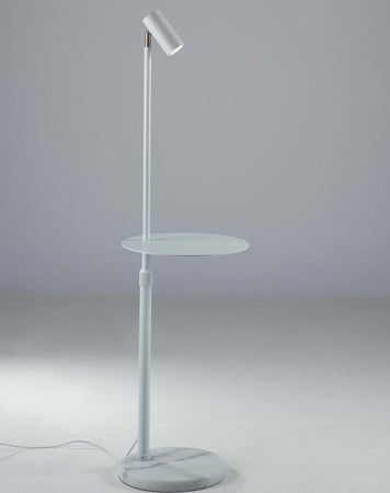 Piantana Relax Bianca 1Xgu10 35X150Cm Illuminazione/Illuminazione per interni/Lampade/Lampade da terra Led Mall Home - Napoli, Commerciovirtuoso.it