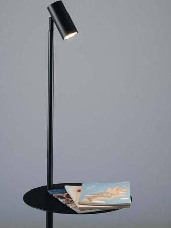 Piantana Relax Nera 1Xgu10 35X150Cm Illuminazione/Illuminazione per interni/Lampade/Lampade da terra Led Mall Home - Napoli, Commerciovirtuoso.it