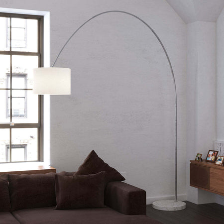 Piantana-terra-arco-moderna-Top-Light-TURNING-1187-B3-E27-LED-metallo-tessuto-lampada-terra