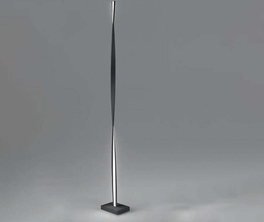 Piantane---Lampade-Da-Terra-Contemporaneo-Twist-Metallo-Nero-Led-26W