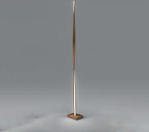 Piantane---Lampade-Da-Terra-Contemporaneo-Twist-Metallo-Ruggine-Led-26W