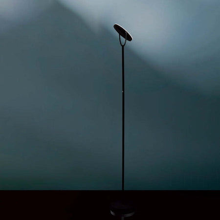 Piantane---Lampade-Da-Terra-Contemporaneo-Way-Metallo-Nero-Led-30W