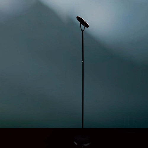 Piantane---Lampade-Da-Terra-Contemporaneo-Way-Metallo-Nero-Led-30W