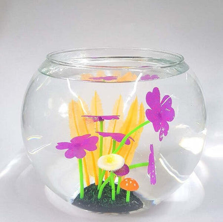 Piante-Fiori-Colorati-Fluorescente-8x12cm--6594-Artificiali-Finte-Acquario