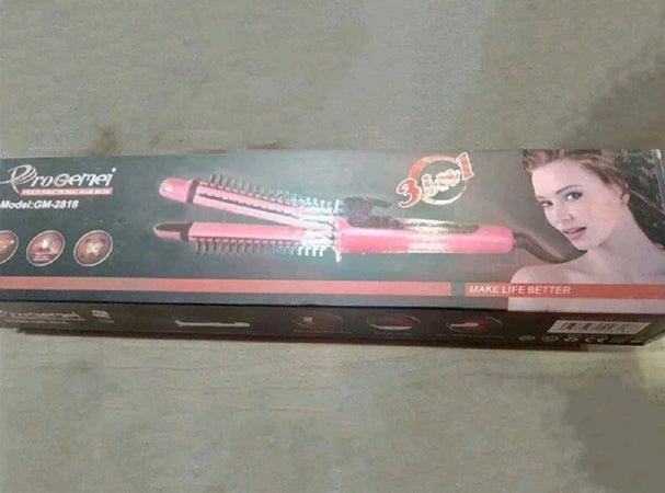 Piastra 3 In 1 In Ceramica Ferro Arricciacapelli Effetto Ondulato Lisci Gm-2818 Salute e Bellezza > Cura dei Capelli > Piastre per capelli Trade Shop italia - Napoli, Commerciovirtuoso.it