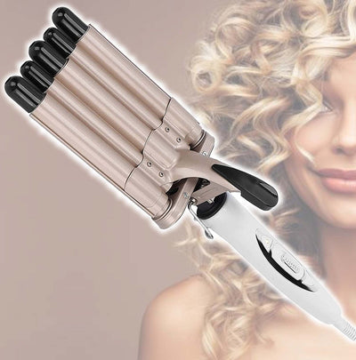 Piastra Arricciacapelli Ondulati Mossi 5 Tubi Professionale Diametro 30mm Q-m28 Bellezza/Cura dei capelli/Strumenti per lo styling/Arricciacapelli Trade Shop italia - Napoli, Commerciovirtuoso.it