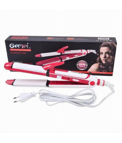 Piastra Capelli Ferro Arricciacapelli Professionale Multistyler 3 In 1 Gm-1958