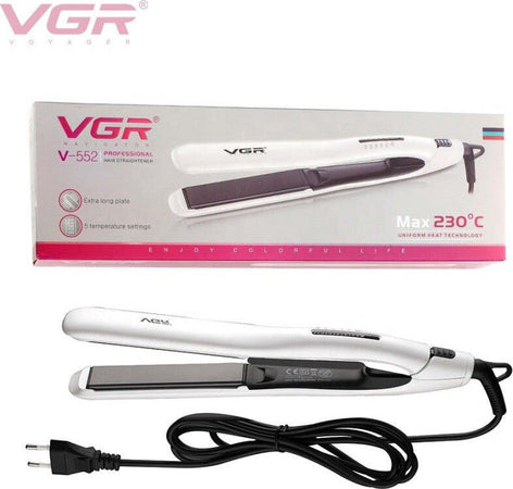 Piastra-Capelli-Lisci-50w-Professionale-Rivestita-In-Ceramica-Display-Lcd-V-552