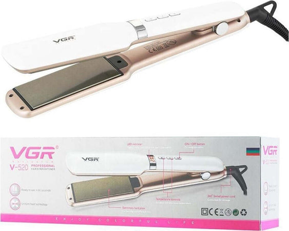 Piastra Capelli Professionale Larga 42mm Rivestita In Ceramica Display Lcd V-520 Salute e Bellezza > Cura dei Capelli > Piastre per capelli Trade Shop italia - Napoli, Commerciovirtuoso.it