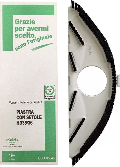 Piastra con Setole ORIGINALE Folletto VORWERK HD35/36 COD. 05040