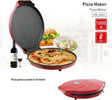 Piastra-Elettrica-Cuoci-Pizza-850/1000watt-Doppio-Riscaldamento-Cuoce-In-15-Min.