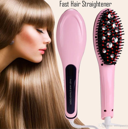 PIASTRA ELETTRICA IONICA LCD SNODA LISCIA CAPELLI SPAZZOLA TEMPERATURA HQT-906 Bellezza/Cura dei capelli/Strumenti per lo styling/Piastre per capelli Trade Shop italia - Napoli, Commerciovirtuoso.it