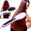 PIASTRA ELETTRICA IONICA LCD SNODA LISCIA CAPELLI SPAZZOLA TEMPERATURA HQT-906 Bellezza/Cura dei capelli/Strumenti per lo styling/Piastre per capelli Trade Shop italia - Napoli, Commerciovirtuoso.it
