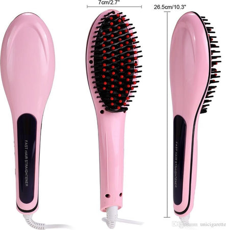 PIASTRA ELETTRICA IONICA LCD SNODA LISCIA CAPELLI SPAZZOLA TEMPERATURA HQT-906 Bellezza/Cura dei capelli/Strumenti per lo styling/Piastre per capelli Trade Shop italia - Napoli, Commerciovirtuoso.it