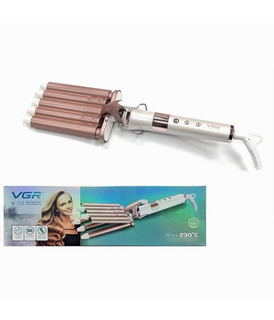 Piastra Ferro Arricciacapelli Professionale Con 5 Onde Da 18 Mm Max 230°c V-528