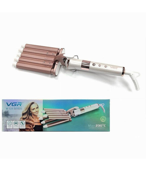 Piastra Ferro Arricciacapelli Professionale Con 5 Onde Da 18 Mm Max 230°c V-528