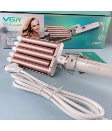 Piastra Ferro Arricciacapelli Professionale Con 5 Onde Da 18 Mm Max 230°c V-528