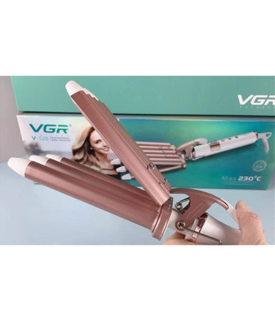 Piastra Ferro Arricciacapelli Professionale Con 5 Onde Da 18 Mm Max 230°c V-528