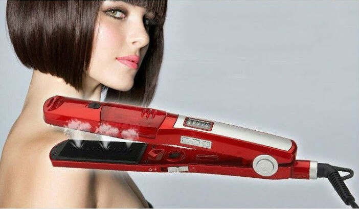 PIASTRA IN CERAMICA PER STIRATURA CAPELLI A VAPORE IONI 200°C LISCI PARRUCCHIERE Bellezza/Cura dei capelli/Strumenti per lo styling/Piastre per capelli Trade Shop italia - Napoli, Commerciovirtuoso.it