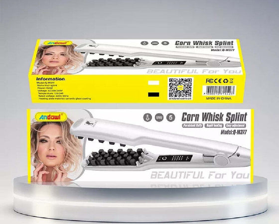 Piastra In Ceramica Tormalina Per Capelli Ondulati Professionale Styling Q-m377 Bellezza/Cura dei capelli/Strumenti per lo styling/Piastre per capelli Trade Shop italia - Napoli, Commerciovirtuoso.it
