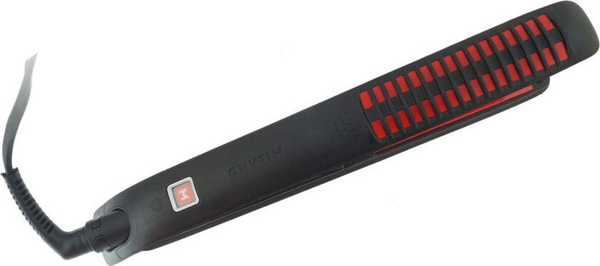 Piastra-Lisciante-In-Ceramica-Per-Capelli-Lisci-Crespi-Bagnati-45w-Sk-2007-Prof