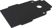 Piastra-Moderna-Per-Binario-Da-Incasso-Alluminio-Nero