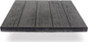 Piastra-ombrellone-palo-laterale-wengè'-50x50-Antracite-Milani-Home