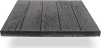 Piastra-ombrellone-palo-laterale-wengè'-50x50-Antracite-Milani-Home