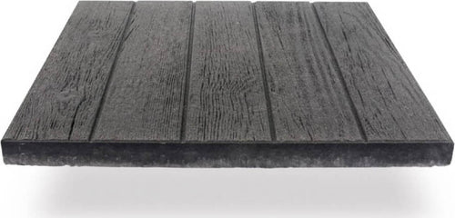 Piastra-ombrellone-palo-laterale-wengè'-50x50-Antracite-Milani-Home